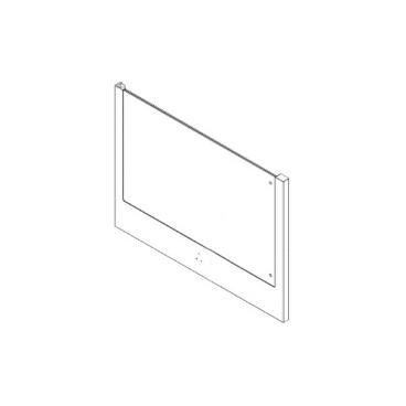 GE Part# WB56X33885 Outer Door Assembly (Stainless, Left) - Genuine OEM