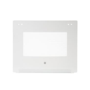 GE Part# WB56X34825 Outer Door Glass and Trim - Genuine OEM