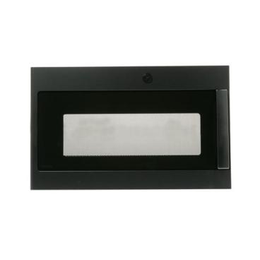 GE Part# WB56X35588 Door Assembly (Black Slate) - Genuine OEM