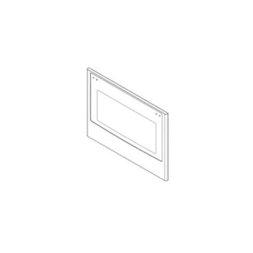 GE Part# WB56X37133 Glass and Trim Assembly - Genuine OEM