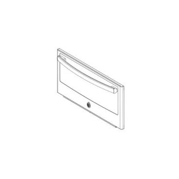 GE Part# WB56X37199 Stainless Steel Door - Genuine OEM