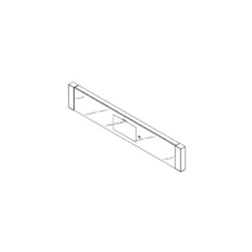GE Part# WB56X40072 Touchpad Control Panel Assembly (Black Slate) - Genuine OEM