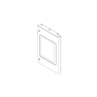 GE Part# WB56X43990 Right Outer Door (Dark Slate) - Genuine OEM