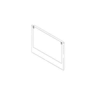 GE Part# WB56X45571 Outer Door (Black) - Genuine OEM