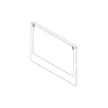 GE Part# WB56X45686 Outer Door Assembly (Stainless) - Genuine OEM