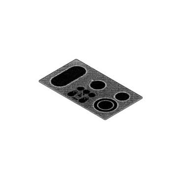 GE Part# WB62T10165 Maintop Glass Assembly - Genuine OEM