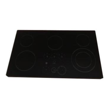 GE Part# WB62T10431 Maintop Glass Assembly (OEM)