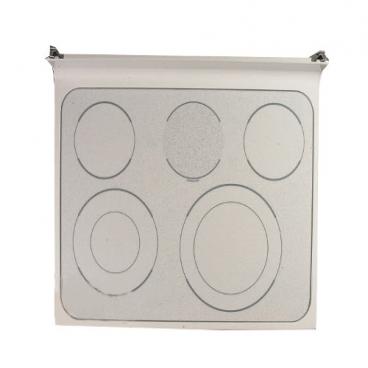 GE Part# WB62T10443 Rangetop Glass Assembly (OEM)