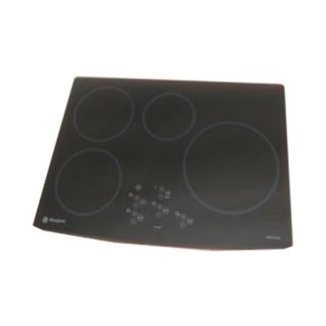 GE Part# WB62X10054 Maintop Glass Assembly (OEM) Black