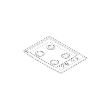 GE Part# WB62X25791 Maintop Graphics Assembly - Genuine OEM