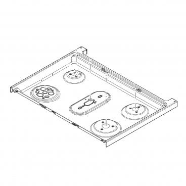 GE Part# WB62X28229 Main Cooktop - Genuine OEM