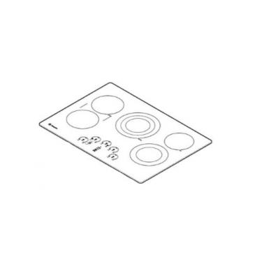 GE Part# WB62X36692 Frame Maintop Assembly - Genuine OEM