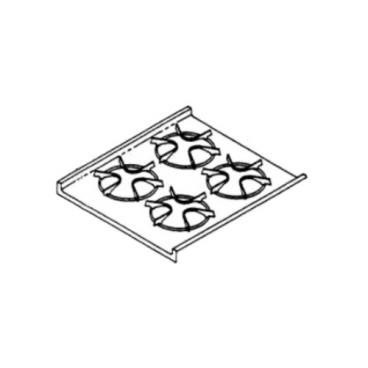 GE Part# WB62X5475 Cooktop Assembly - Genuine OEM
