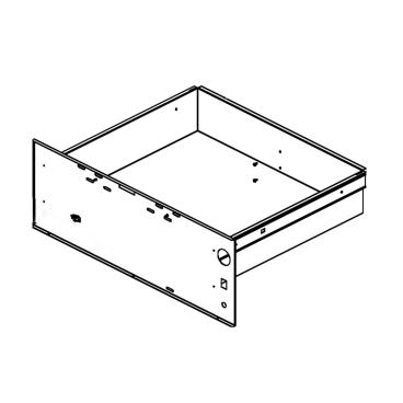 GE Part# WB63X21841 Drawer Frame Assembly - Genuine OEM