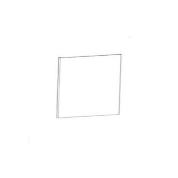 GE Part# WD27X23521 Door Panel Assembly (Outer) - Genuine OEM