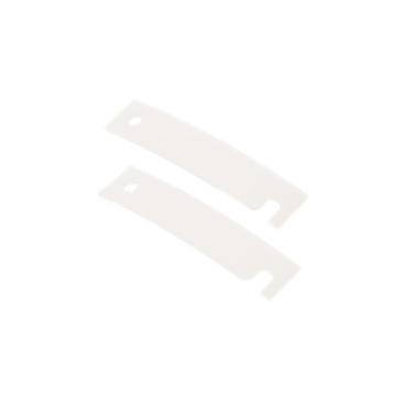 GE Part# WE03X37319 Front Bearing Drum Slide (White) - Genuine OEM