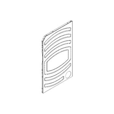 GE Part# WE10X29743 Side Panel (White/Left) - Genuine OEM