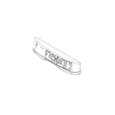 GE Part# WE19X25556 Control Bezel Panel Assembly - Genuine OEM