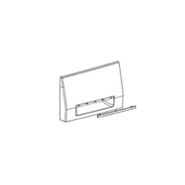 GE Part# WE20X28582 Condenser Tank Front Panel - Genuine OEM