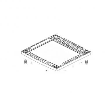 GE Part# WH46X27470 Base and Food Assembly - Genuine OEM