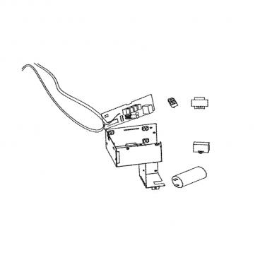 GE Part# WJ05X32004 Electric Box Assembly - Genuine OEM