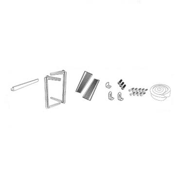 GE Part# WJ43X23877 Installation Assembly - Genuine OEM