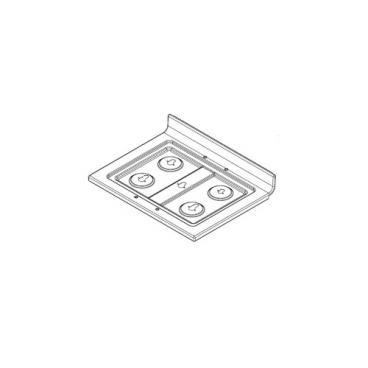 Whirlpool Part# WPW10527865 Metal Cooktop - Genuine OEM