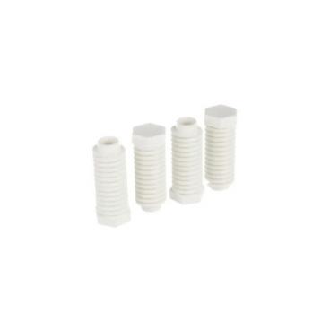 Whirlpool Part# WPW10570316 Leveling Leg (Set of 4) - Genuine OEM