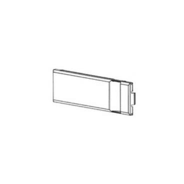 GE Part# WR02X31819 White Filter Door - Genuine OEM
