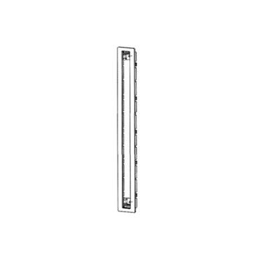 GE Part# WR02X31862 Cantilever Track Trim (White/Center) - Genuine OEM