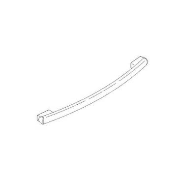 GE Part# WR12X34312 Freezer Door Handle (Stainless) (OEM)