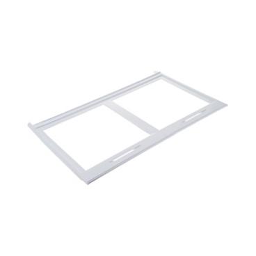 GE Part# WR32X32489 Vegetable Pan Frame (White) - Genuine OEM