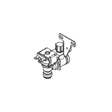 GE Part# WR57X28606 Isolation Valve and Bracket - Genuine OEM
