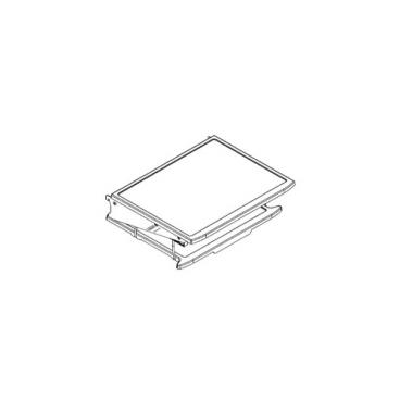 GE Part# WR71X10867 Quick Shelf Assembly - Genuine OEM