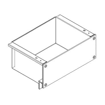 GE Part# WR71X23866 Vegetable Drawer Assembly - Genuine OEM