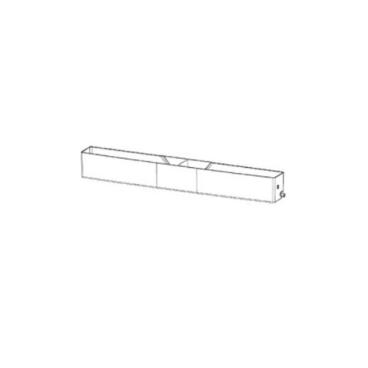 GE Part# WR71X31856 Tiltout Bin (White) - Genuine OEM