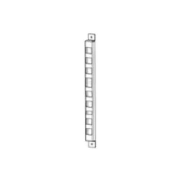 GE Part# WR72X31779 Cantilever Track (White/Center) - Genuine OEM
