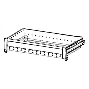 GE Part# WR72X39425 White Lower Basket - Genuine OEM