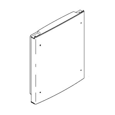 GE Part# WR78X27170 Full Faced Door Assembly - Genuine OEM