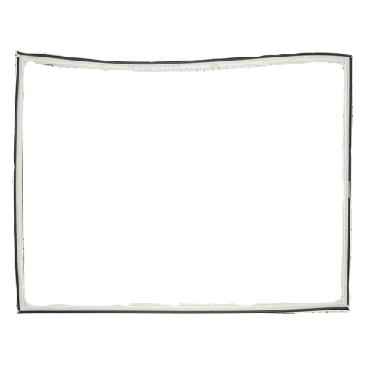 Amana A8RXCGFXS02 Refrigerator Door Gasket - White - Genuine OEM