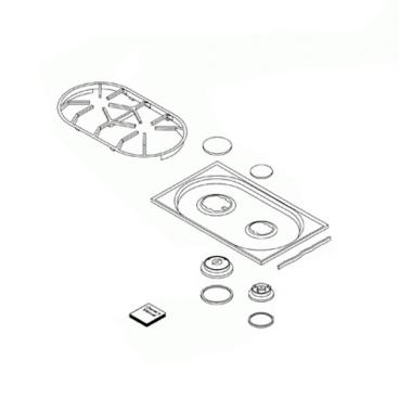 Bosch Part# 00431071 Hob Top (OEM)