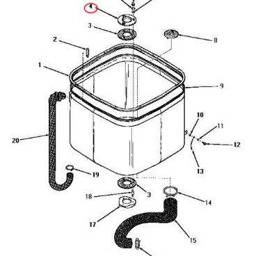 Whirlpool Part# 10071 Collar (OEM)