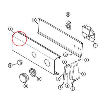 Whirlpool Part# 21001368 Panel (OEM)