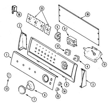 Whirlpool Part# 21001966 Wire Harness (OEM)
