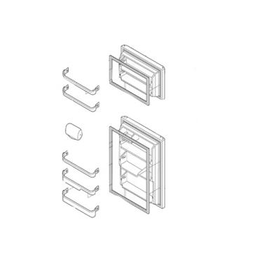 Frigidaire Part# 240428802 Door Panel (OEM)