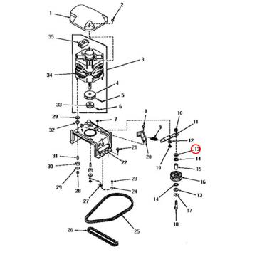 Whirlpool Part# 28018 Washer (OEM)