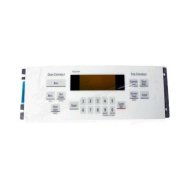 GE Part# WB27T11197 Keypanel Support Assembly (OEM) White