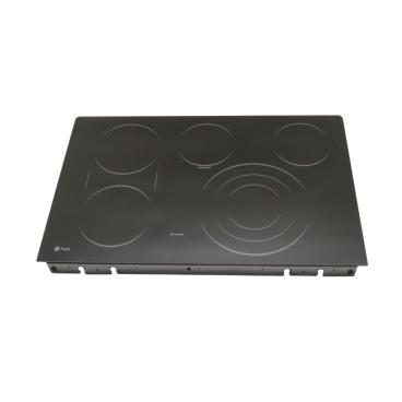 GE Part# WB62T10564 Maintop Glass Assembly (OEM) Bk
