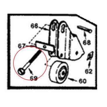 Whirlpool Part# 406083-1 Wheel Adjustment Screw (OEM)