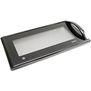GE Part# WB56X27149 Door Glass and Trim Assembly (OEM)